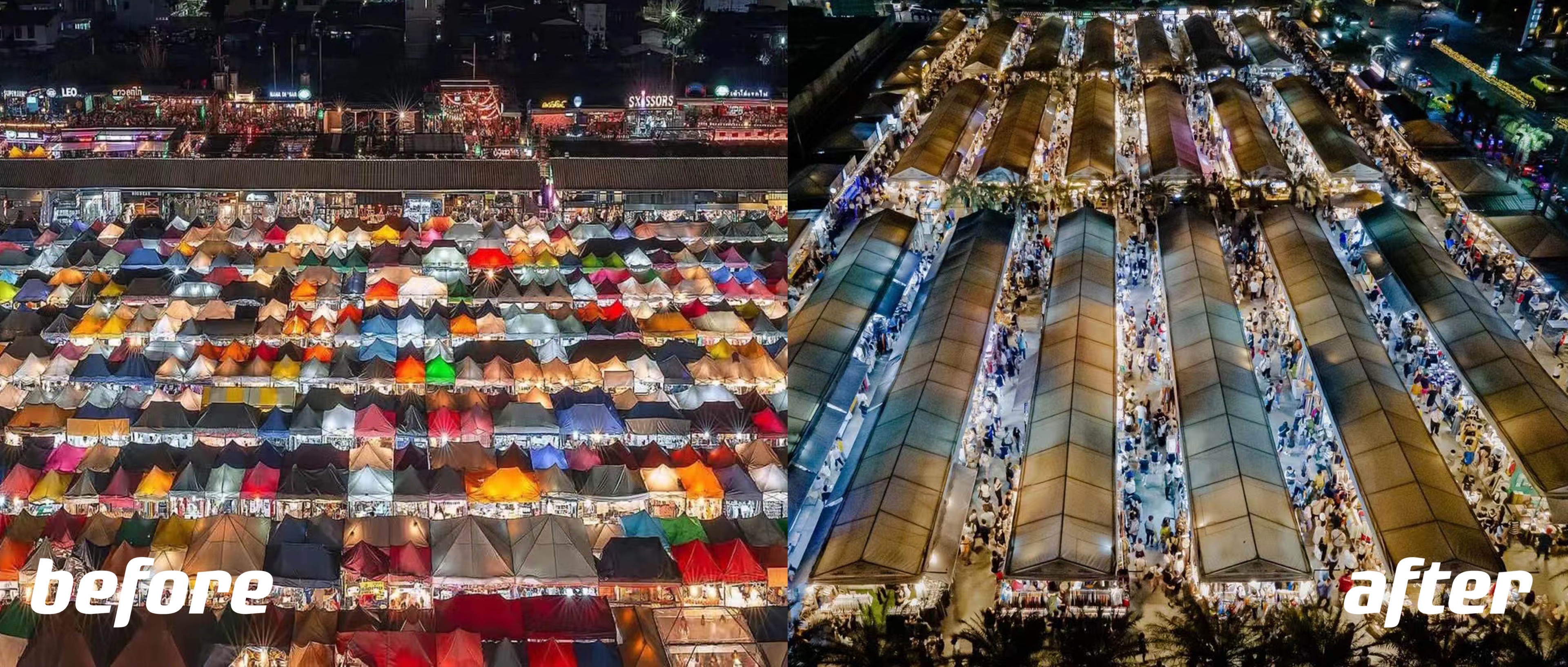 曼谷必逛夜市推荐，网红火车夜市原地重生后究竟值不值得